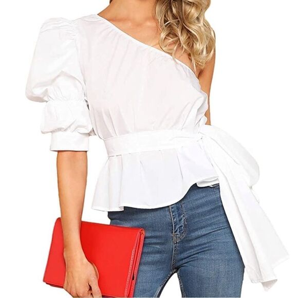 Tops - One Shoulder Top   